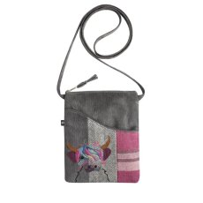 Earth Squared Highland Cow Applique Sling Bag Earth Squared Highland Cow Applique Sling Bag