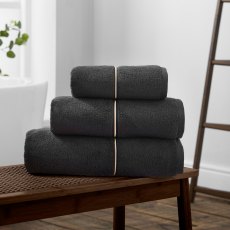 Bianca Satin Stitch Zero Twist Black Towels Bianca Satin Stitch Zero Twist Black Towels