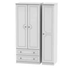 Pembridge Triple 2 Drawer 3 Door Wardrobe Pembridge Triple 2 Drawer 3 Door Wardrobe