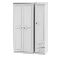 Pembridge Trple Plain+Drawer Wardrobe Pembridge Trple Plain+Drawer Wardrobe