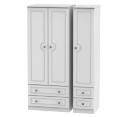 Pembridge Triple 2 Drawer + Drawer Wardrobes Pembridge Triple 2 Drawer + Drawer Wardrobes