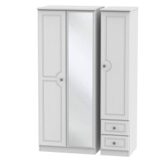 Pembridge Triple Mirrored & Drawer Wardrobes Pembridge Triple Mirrored & Drawer Wardrobes