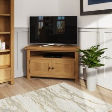 Norfolk Oak Corner TV Unit Norfolk Oak Corner TV Unit