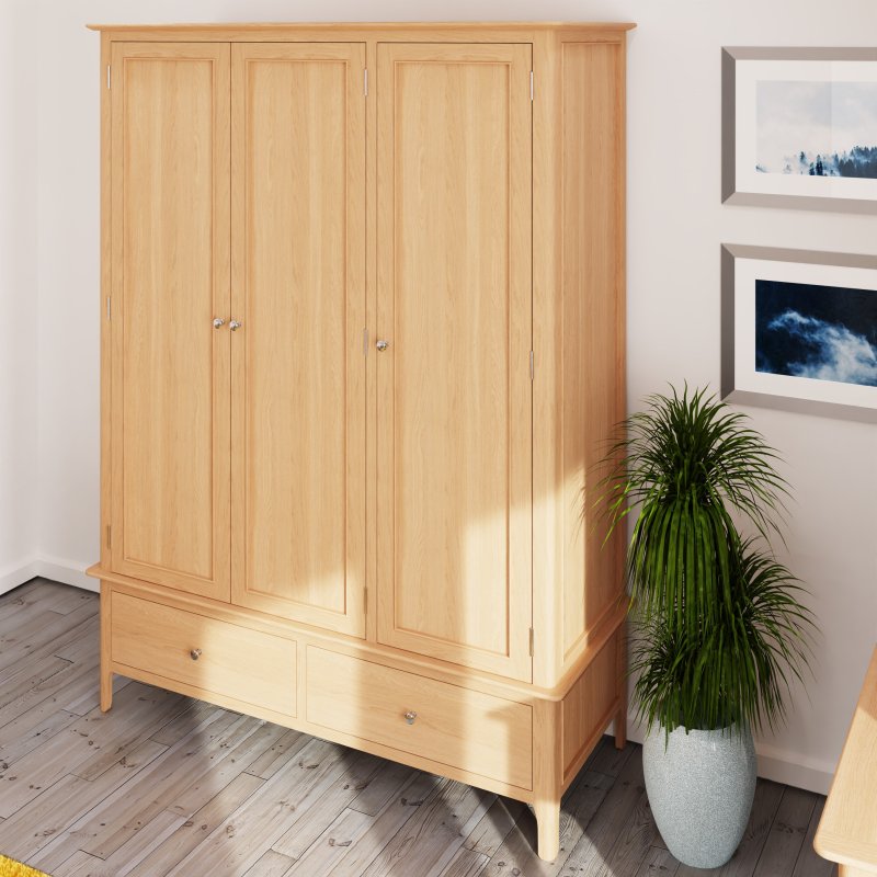 Aldiss Own Coastal Large 3 Door Wardrobe