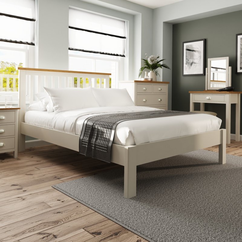 Hastings Bedframe in Stone