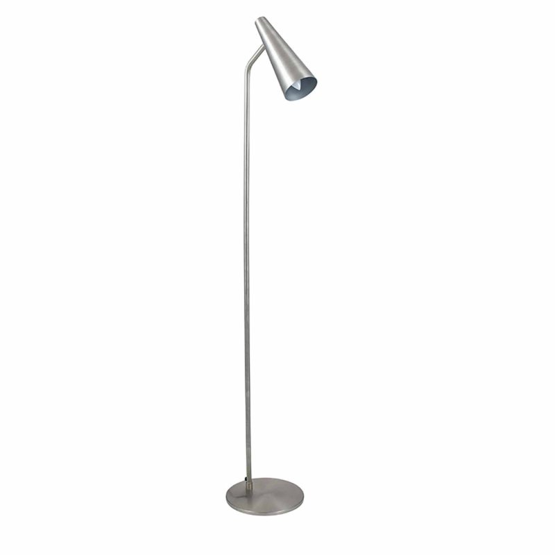 antique silver floor lamp