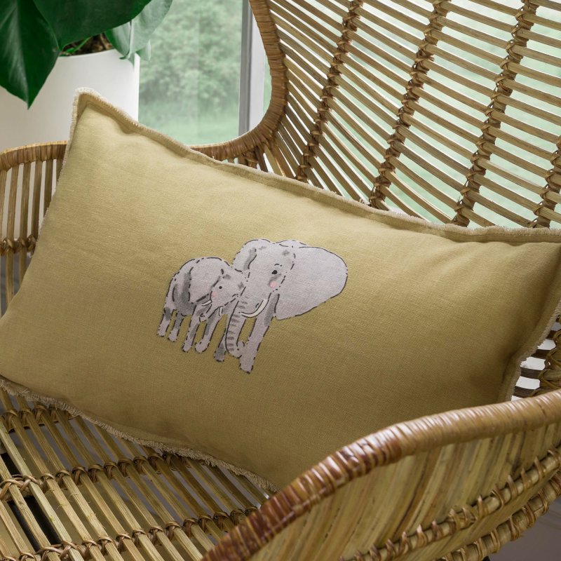 Elephant throw pillow best sale