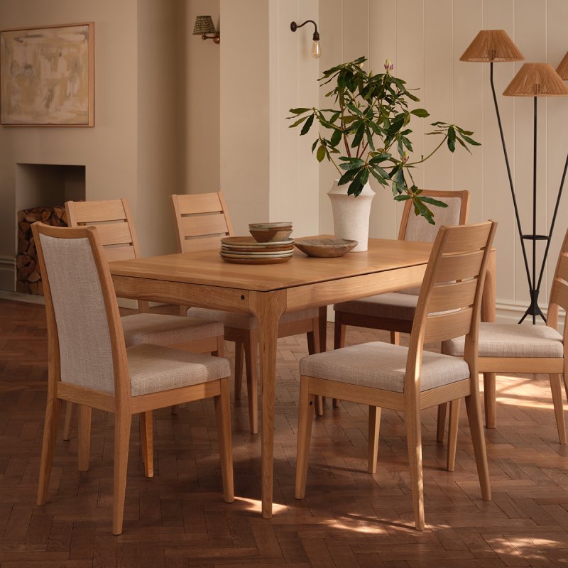 Ercol Ercol Romana Medium Extending Dining Table & 6 Chairs