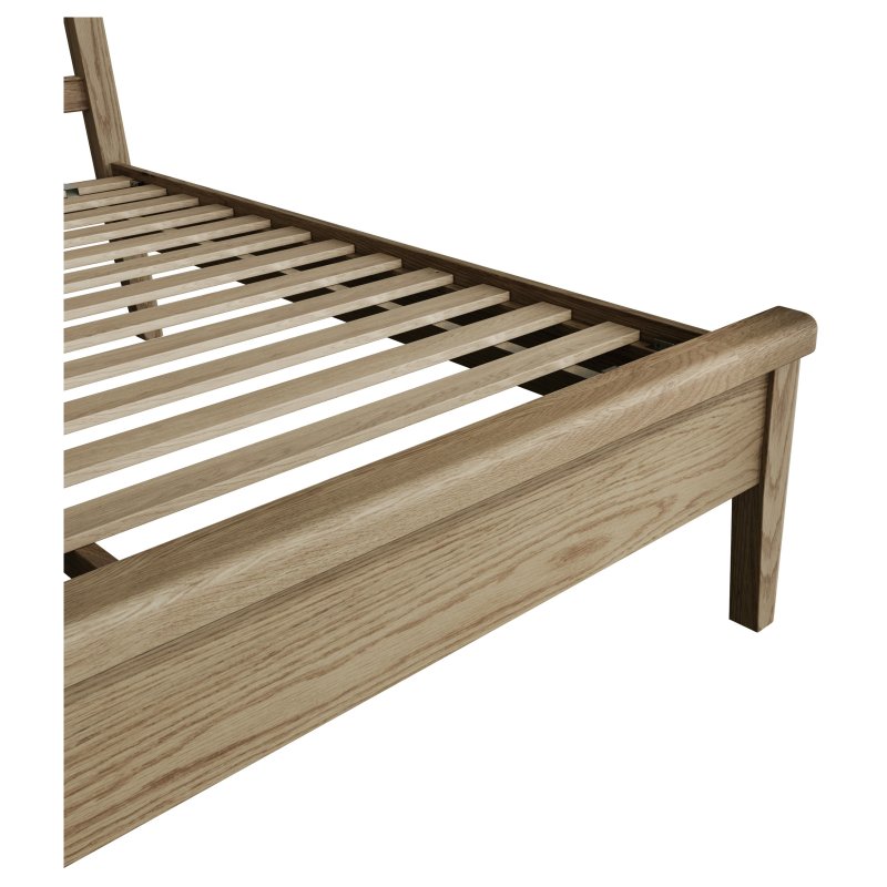 Heritage Wooden Bed Frame Double Aldiss Oak Furniture