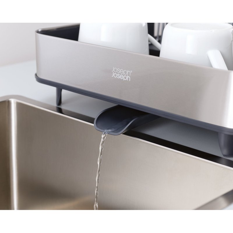 Joseph Joseph Light Stone Sage Extend expandable Dish Rack - Aldiss