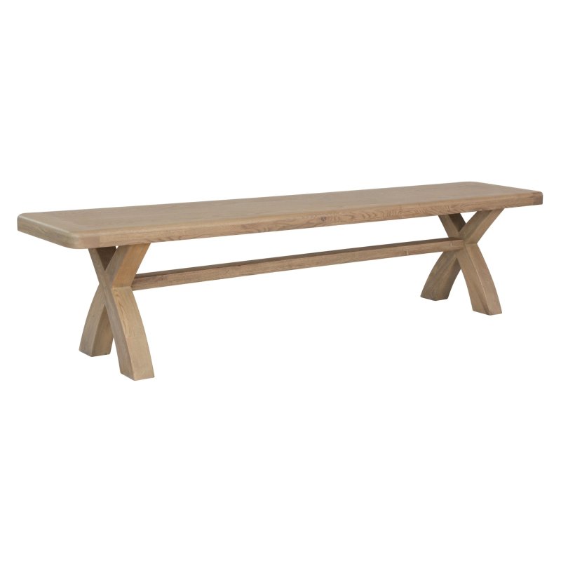 Oak dining bench on sale with cushion