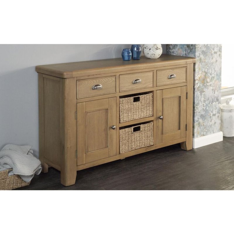 Aldiss Own Heritage Large Sideboard with Baskets