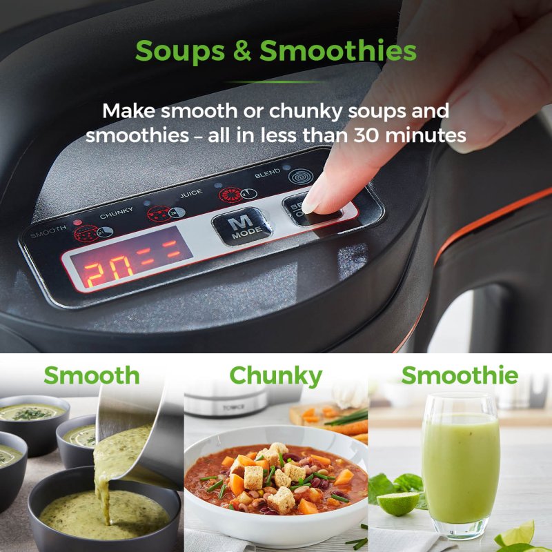 Morphy Richards Perfect Soup Maker 1.6L Stainless Steel