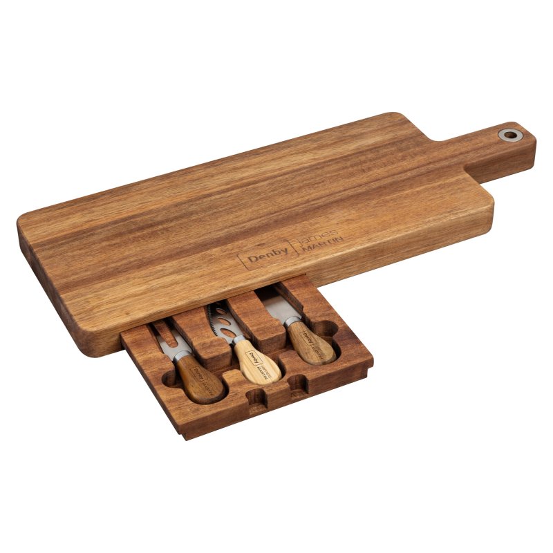 James Martin 4 Piece Cheeseboard Paddle Kit