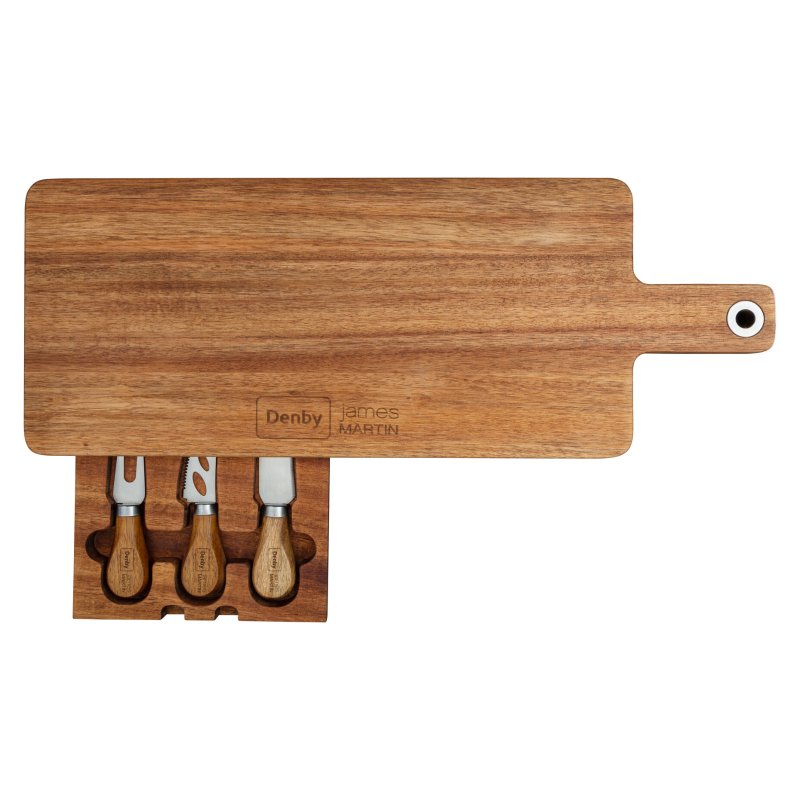 Martins Homewares 4-Piece Wood Cutting Board Set