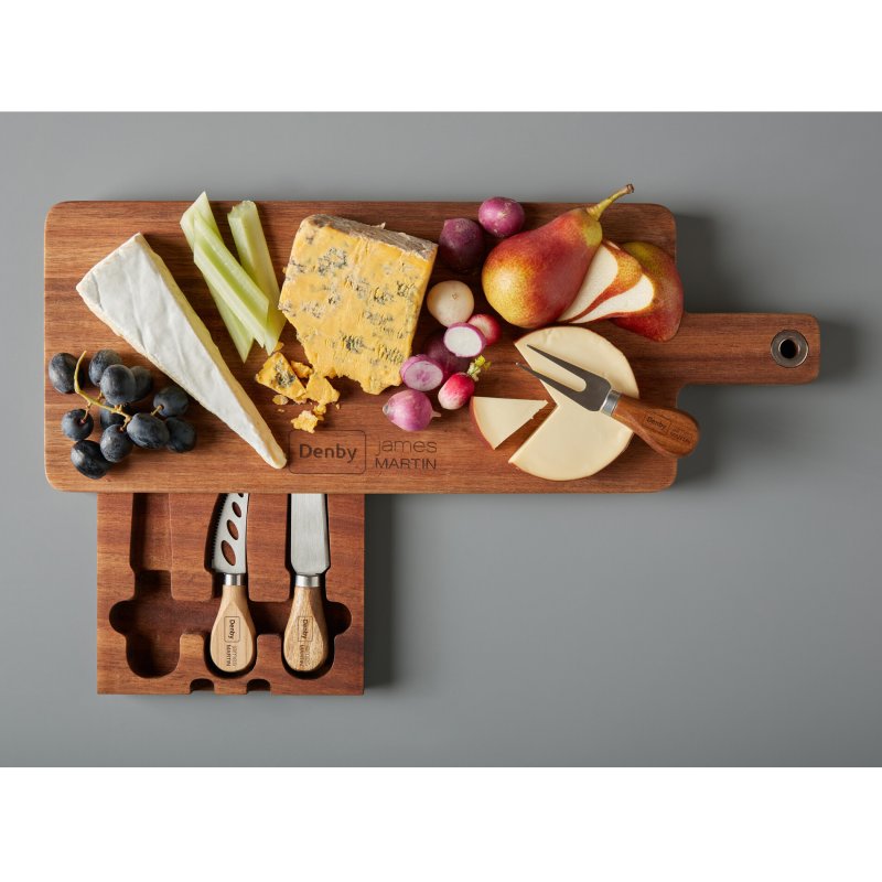 Martins Homewares 4-Piece Wood Cutting Board Set