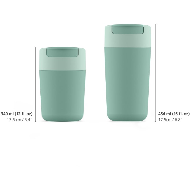 Sipp™ Green Travel Mug Large with Hygienic Lid 454ml