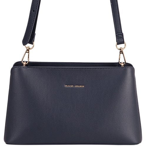 David Jones, Navy Zip Shoulder Bag