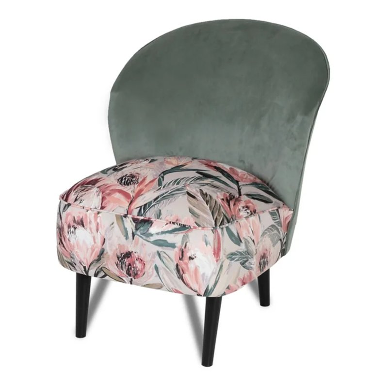 Botanical discount print chair