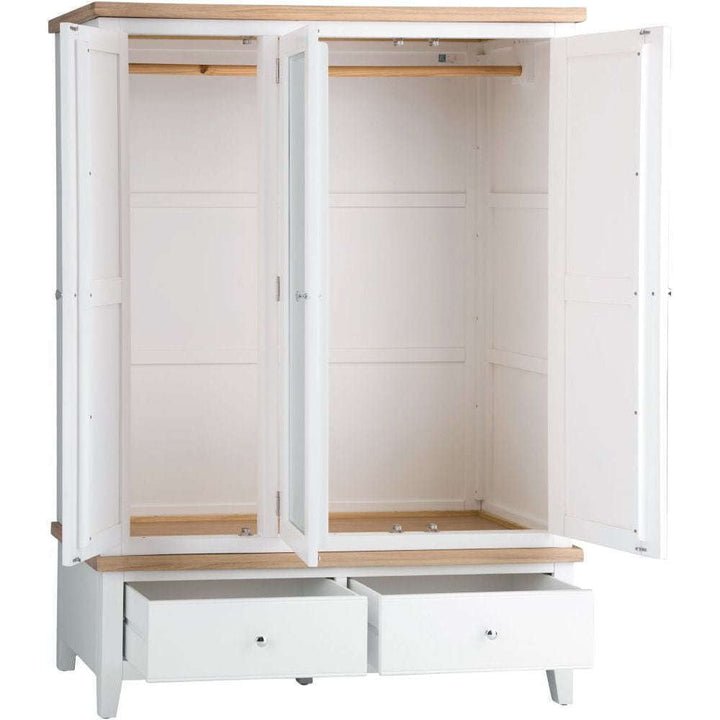 Derwent White 3 Door Wardrobe