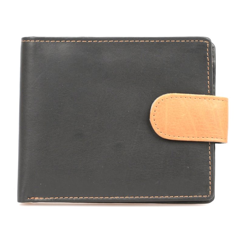 Golunski Gents Black Tan Notecase