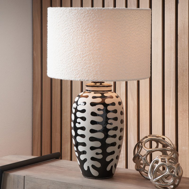 Gold coral store lamp