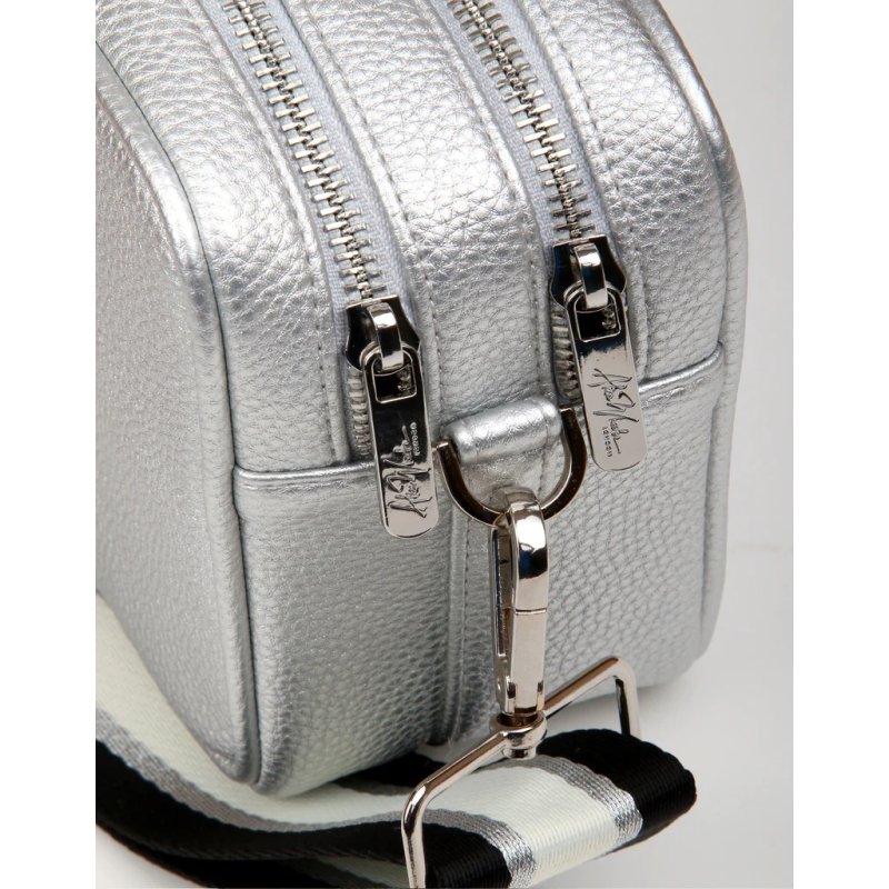 Silver on sale camera bag