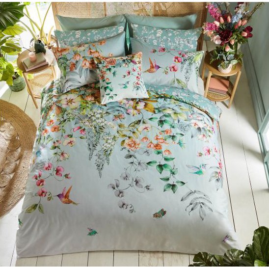 Brown floral deals quilt Set