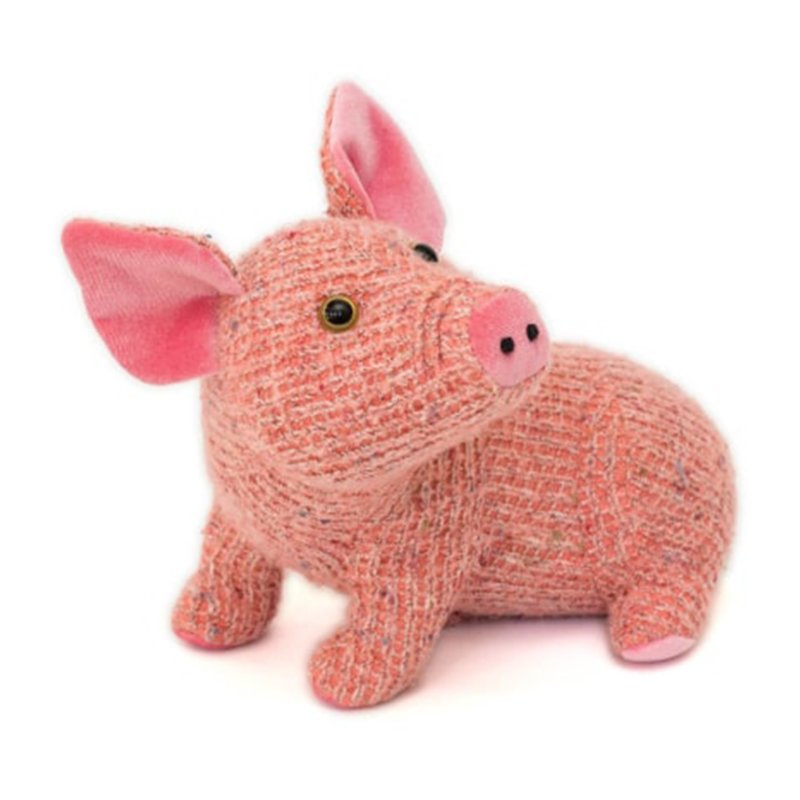 Dora Designs Pig Tam Doorstop Heavy Weight image of the doorstop on a white background