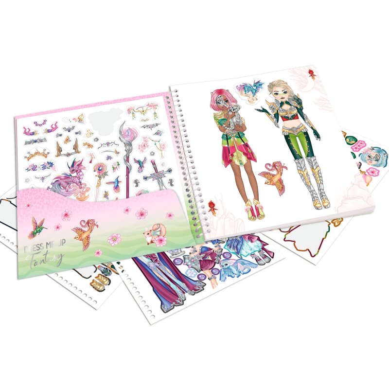 Topmodel Dress Me Up Fantasy Sticker Book