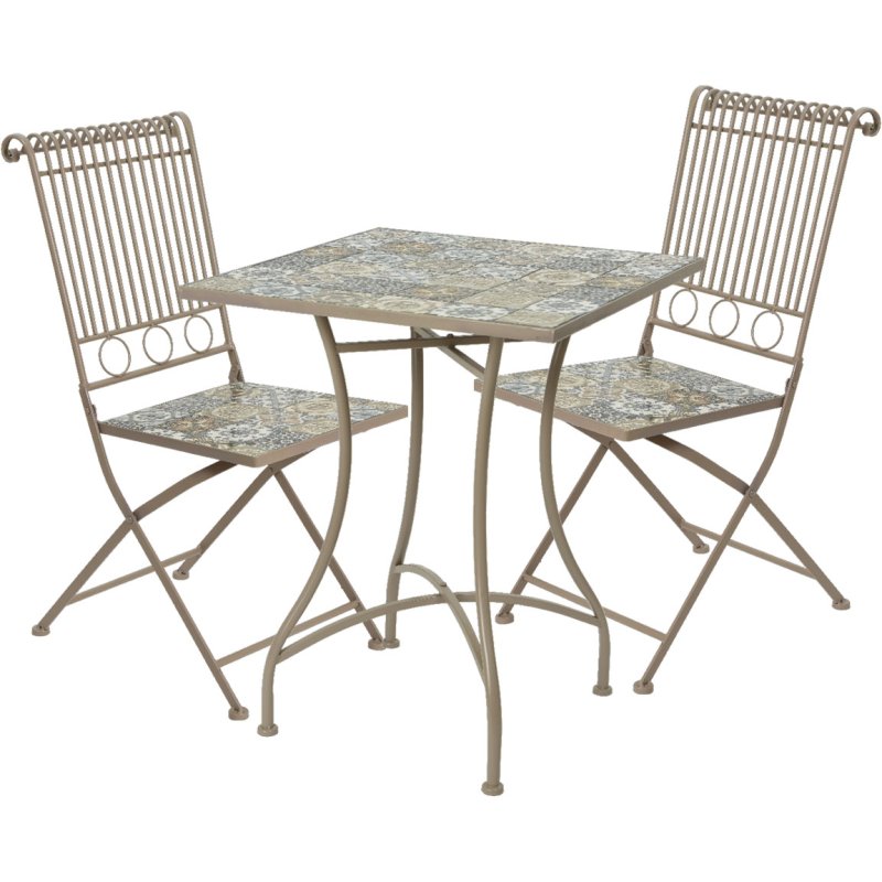 Kaemingk Toulouse Iron Tea For Two Bistro Set