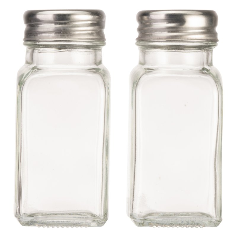 Just the Thing Glass Salt & Pepper Shakers