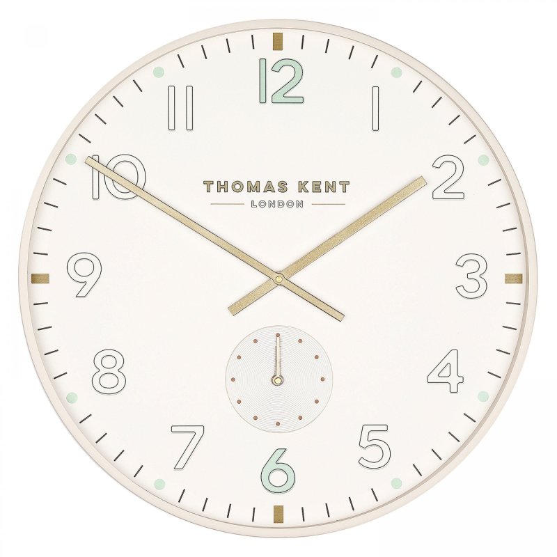 Thomas Kent 21" Architect Wall Clock Salt