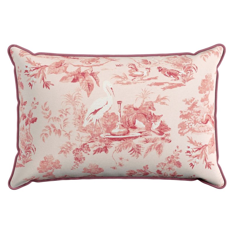 Sanderson Options Aesops Fables French Rose Cushion 50X30
