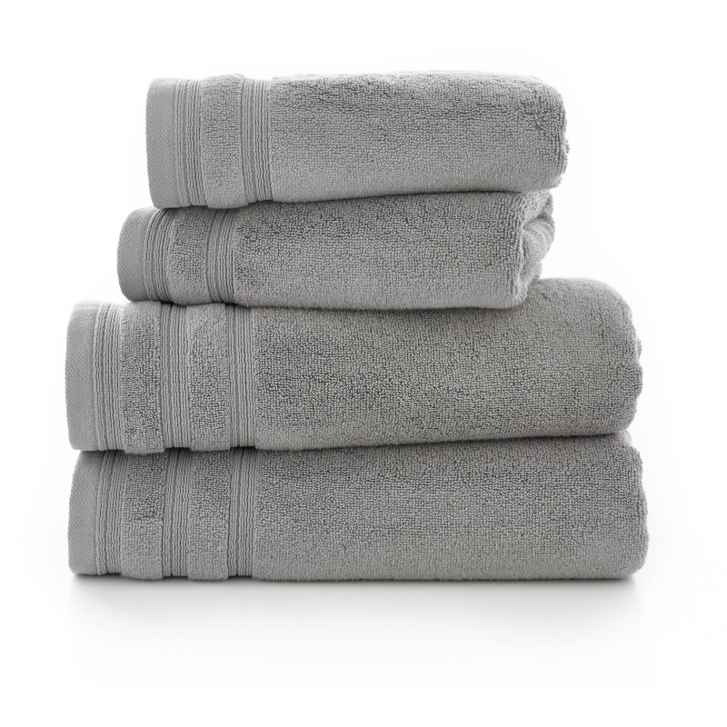 The Lyndon Co Oasis Bath Towel Dark Grey