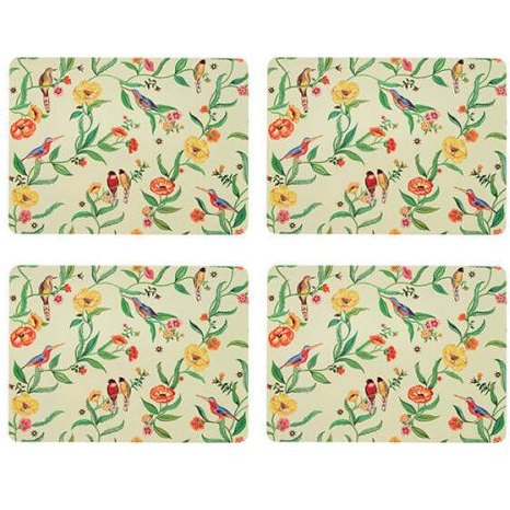 Cath Kidston Summer Birds 4 Pack Of Rectangular Placemats
