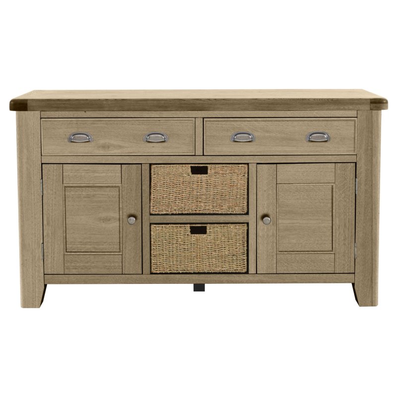 Heritage Editions Oak Large Sideboard image of the sideboard on a white background