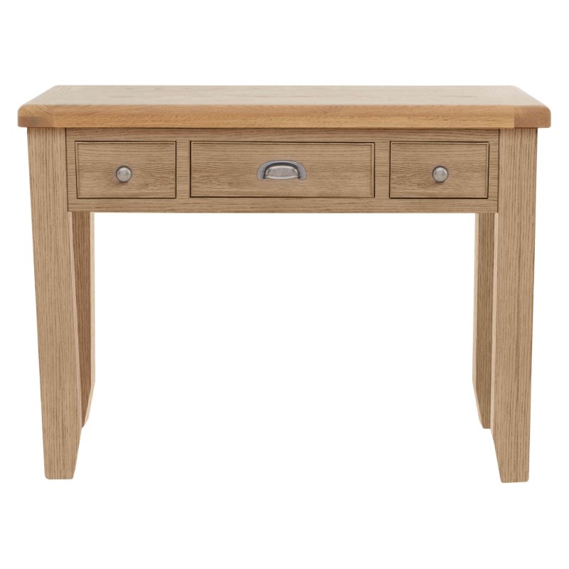 Heritage Editions Oak Dressing Table image of the dressing table on a white background