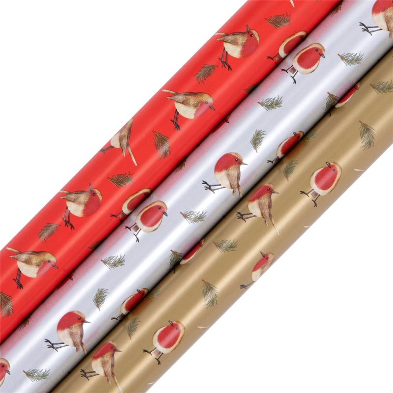 Glick Robins 4m Roll Wrap wrapping paper