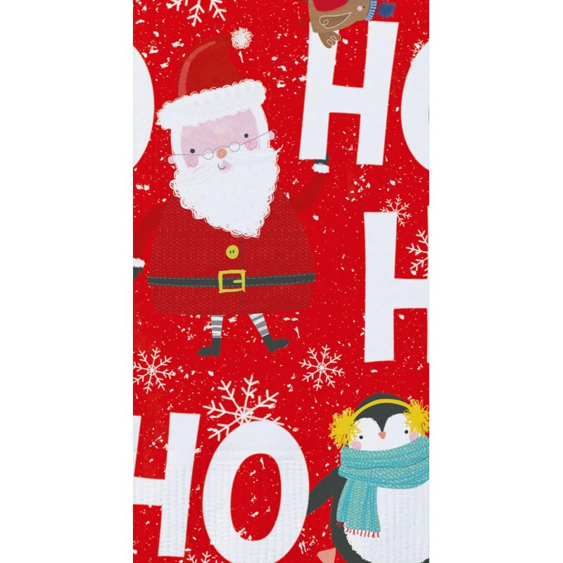 Glick HoHoHo santa and penguin Paper Hankies