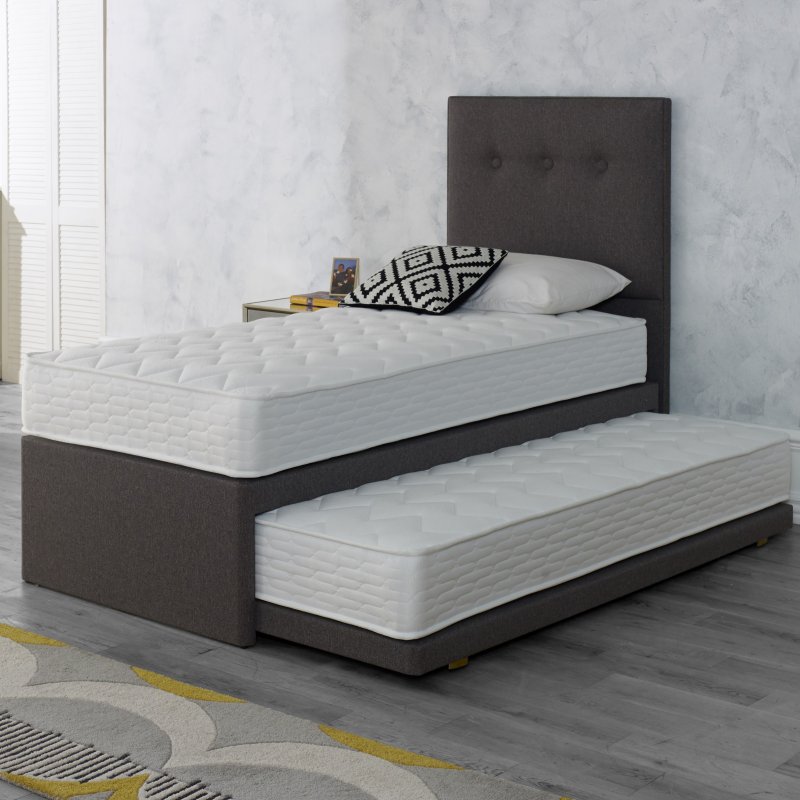 Tandem Guest Bed And Matresses lifestyle image of the bed with mattress pulled out