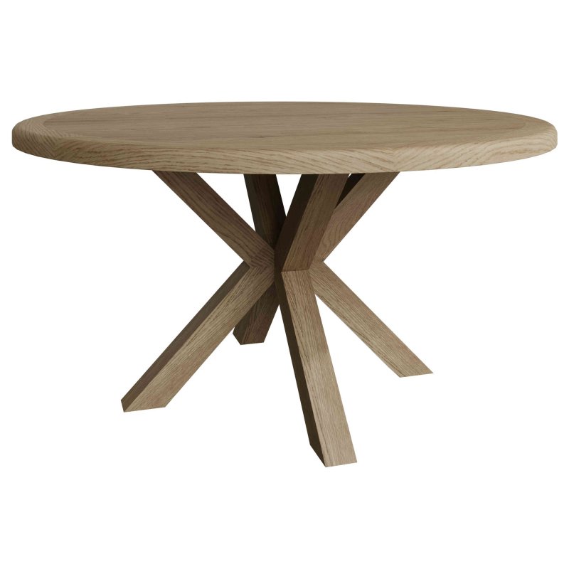 Heritage Editions Oak 1.5m Round Table image of the table on a white background