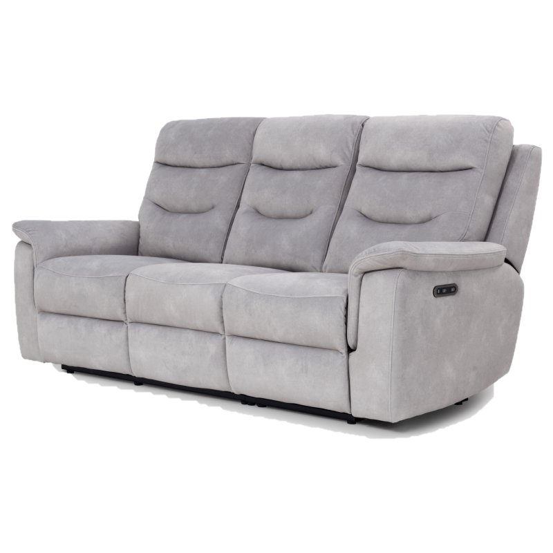 Cavendish 3 Seater Power Recliner Sofa angled image of the sofa on a white background