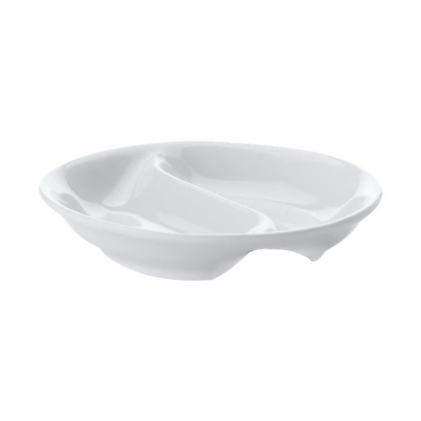 Maxwell Williams White Basics Divided Sauce Dish