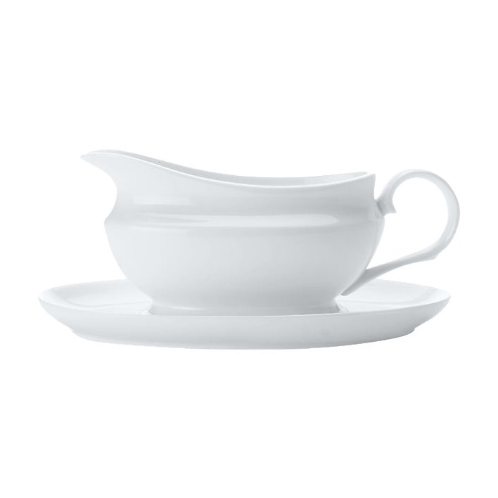 Maxwell Williams White Basics Gravy Boat & Saucer