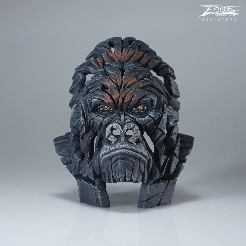 Edge Sculptures - Miniature Gorilla Bust