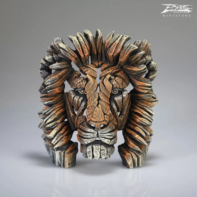Edge Sculptures - Miniature Lion Bust