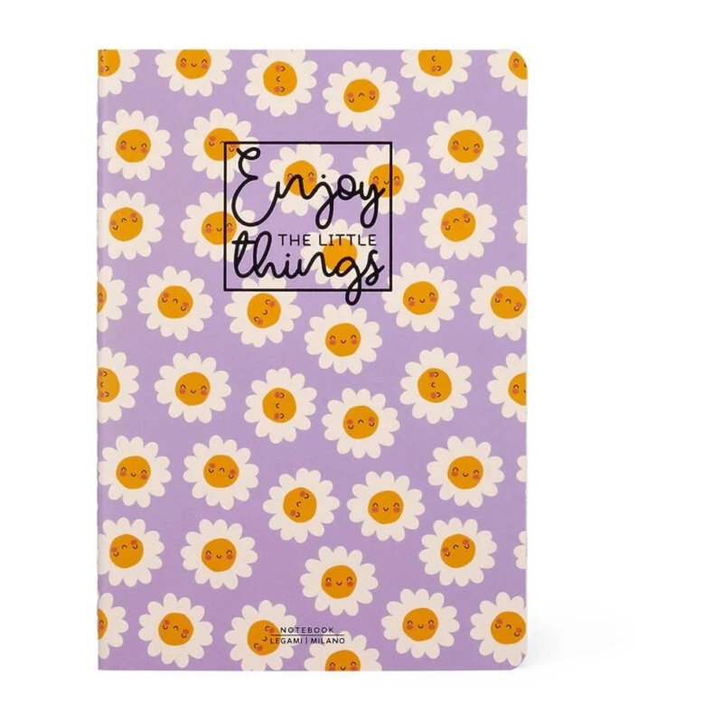 Legami Daisy A5 Lined Notebook