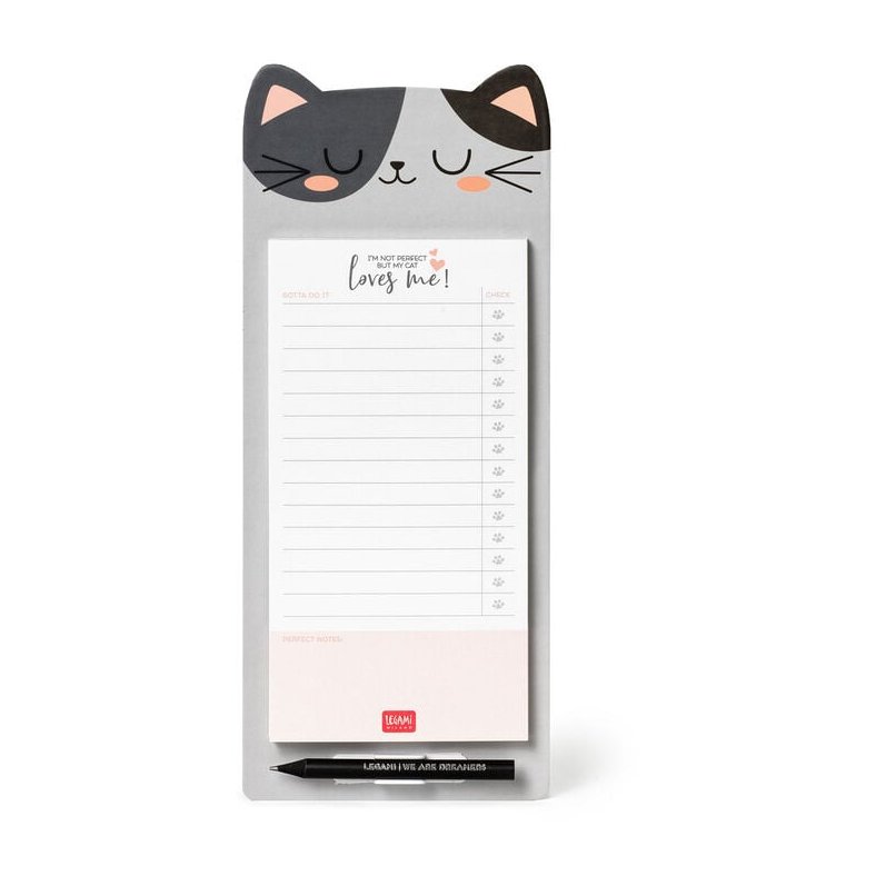 Legami Kitty Magnetic Notepad