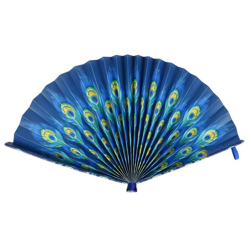 Legami Peacock Folding Paper Fan